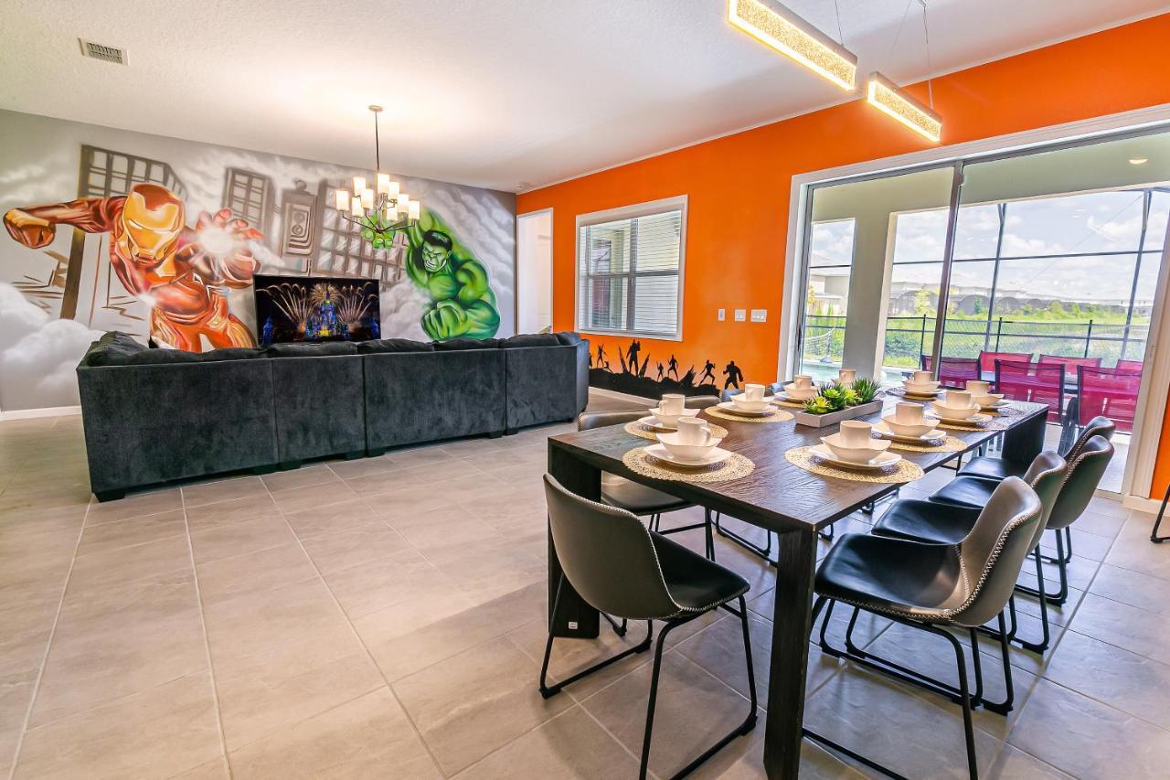 Luxury 12 Bedrooms Pool House 10 Min To Disney4630 Kissimmee Exteriér fotografie